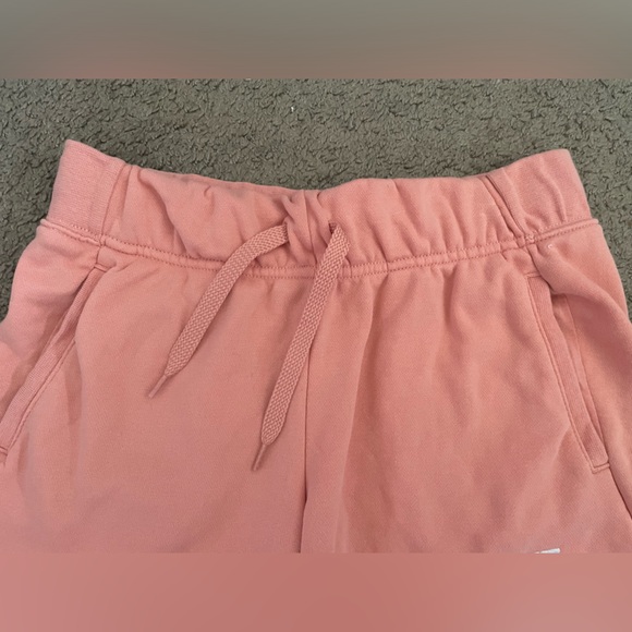 NIKE Pink Coral Sweatshorts, Size Large - Picture 4 of 10